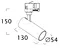 surface recessed shop led track light